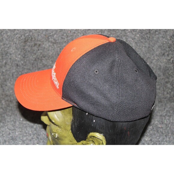 NEW Echo Bear Cat Products Black/Orange Adjustable Ball Baseball Hat Cap - Picture 2 of 6